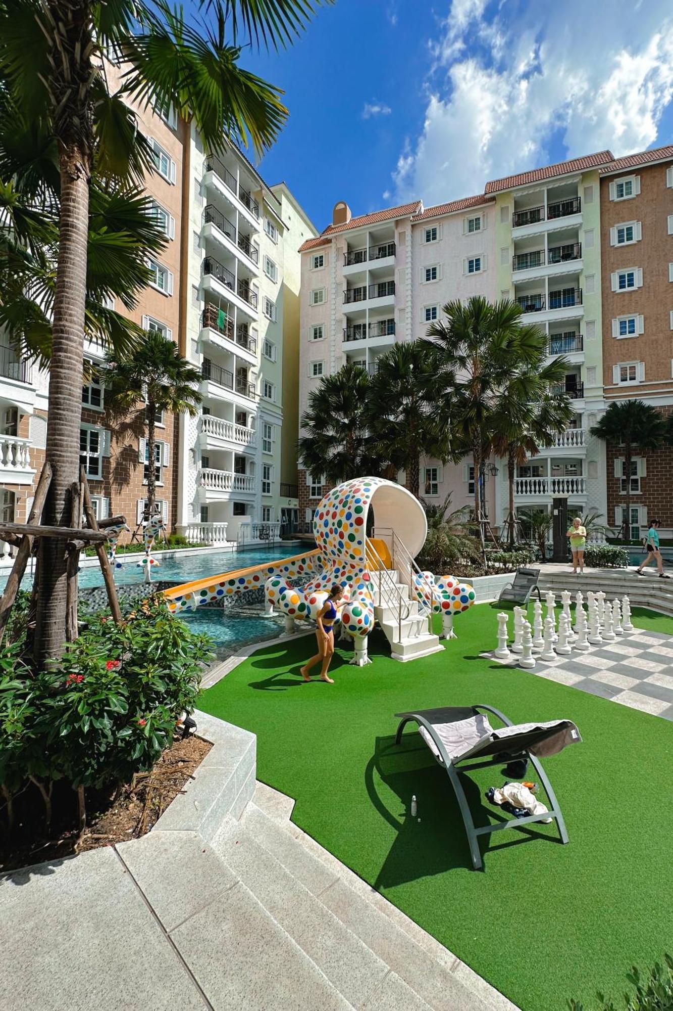 Seven Seas Cote D'Azur Jomtien Pattaya Amazing Pool Apartment На Джомтиен Екстериор снимка